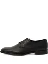 Canali Lace-up Leather Shoes In Black