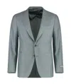 Canali Single-breasted Two-button Jacket In Gray