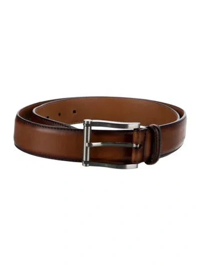 Pre-owned Canali Leather Belt In Brown
