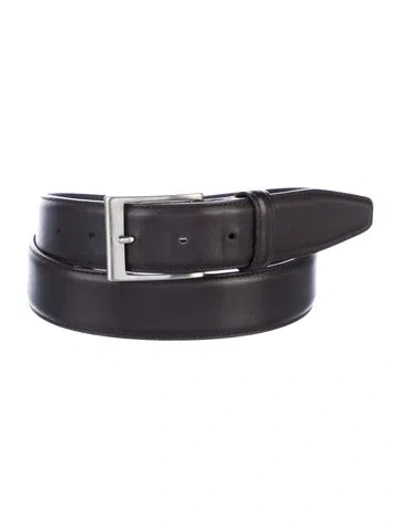 Pre-owned Canali Leather Buckle In Brown