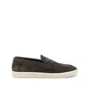 Canali Suede Slip-on Loafers