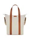 Canali Leather-trimmed Tote Bag