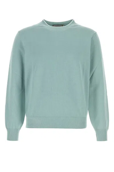 Canali Powder Blue Cotton Sweater
