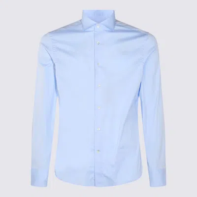 Canali Light Blue Cotton Shirt