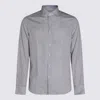 Canali Striped-pattern Long-sleeve Shirt In Blue