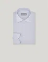 Canali Light Blue Formal Regular Fit Impeccabile Cotton Shirt In Blue