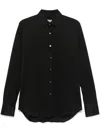 Canali Lightweight-jersey Shirt In Black