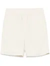 Canali Twill Shorts In Neutrals