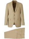 Canali Linen Suit In Neutrals