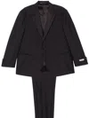 Canali Logo-appliqué Suit In Black