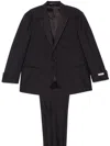 Canali Logo-appliqué Suit In Black
