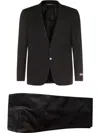 Canali Dresses Blacks And Greys In Black