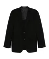 Canali Wool-twill Blazer In Black
