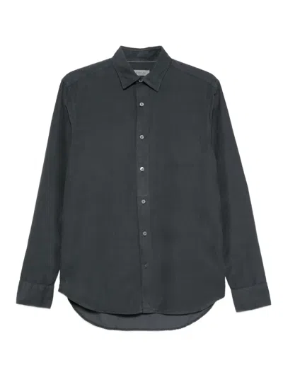Canali Langärmeliges Hemd In Gray