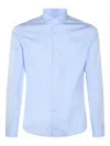 Canali Long-sleeve Button-fastening Shirt In Blue