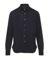 Canali Long-sleeve Button-fastening Shirt In Blue
