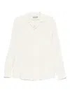 Canali Long-sleeve Button-up Shirt In White