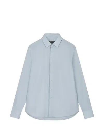 Canali Long-sleeve Shirt In Blue