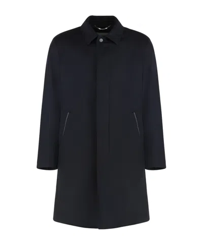 CANALI SINGLE-BREASTED WOOL COAT