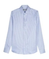 Canali Long-sleeved Shirt In Blue