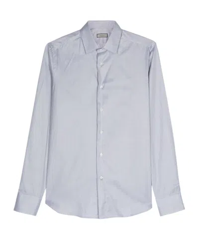 Canali Long-sleeved Shirt In White