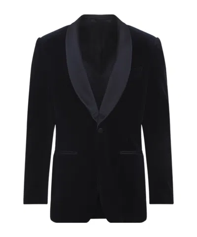 CANALI LONG-SLEEVED SUIT JACKET