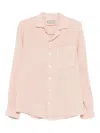Canali Long-sleeves Button-down Shirt In Pink