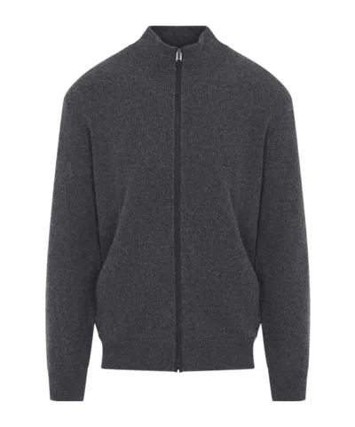 Canali Long-sleeve Cardigan In Blue