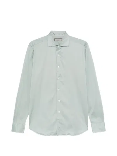 Canali Long-sleeve Shirt In Green