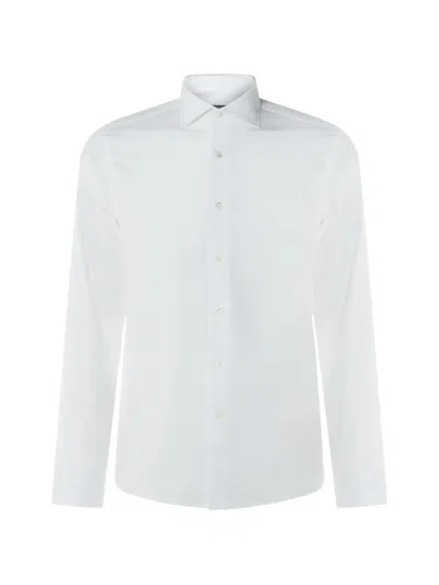 Canali Long-sleeve Shirt In White