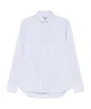 Canali Gingham-check Shirt In Blue