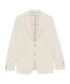 Canali Single-breasted Blazer In White