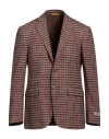 Canali Man Blazer Beige Size 40 Wool, Polyamide