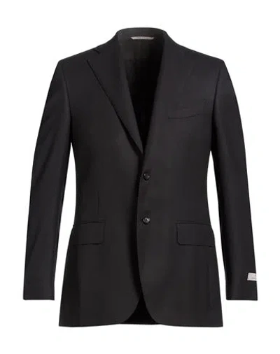 Canali Man Blazer Black Size 36 Wool