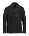 Canali Man Blazer Black Size 46 Polyester In Black