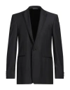 Canali Man Blazer Black Size 46 Virgin Wool In Black