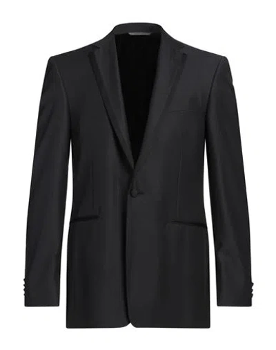 Canali Man Blazer Black Size 46 Virgin Wool