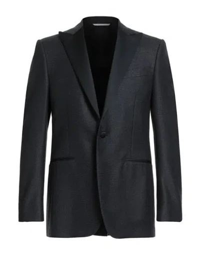 Canali Man Blazer Black Size 46 Wool