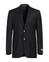 Canali Man Blazer Black Size 48 Wool In Black