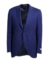 Canali Man Blazer Bright Blue Size 42 Wool In Blue