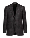 Canali Men's Two-tone Check Sport Coat In Purple