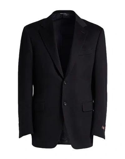 Canali Man Blazer Midnight Blue Size 42 Cashmere