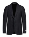 Canali Man Blazer Midnight Blue Size 44 Wool, Silk, Cashmere In Blue