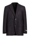 Canali Man Blazer Midnight Blue Size 48 Wool