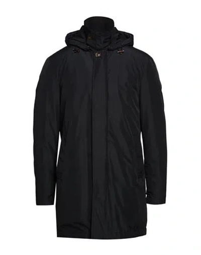 Canali Man Coat Black Size 42 Polyester