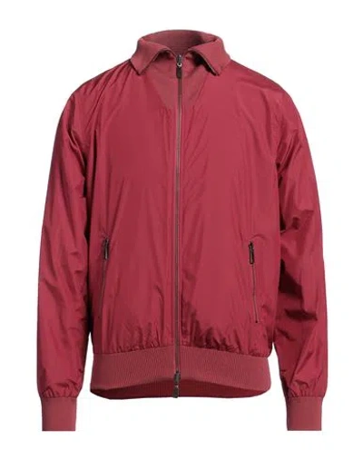 CANALI CANALI MAN JACKET GARNET SIZE 40 MERINO WOOL