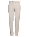 Canali Man Pants Beige Size 36 Cotton