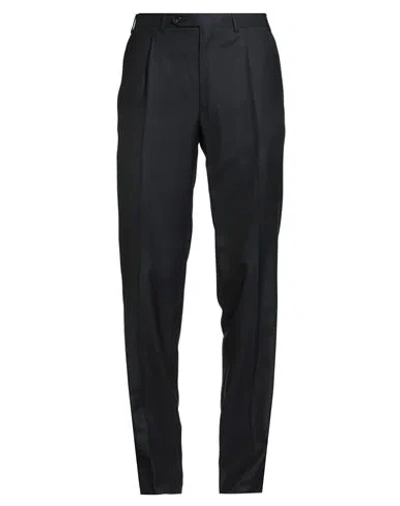 Canali Man Pants Black Size 32 Wool