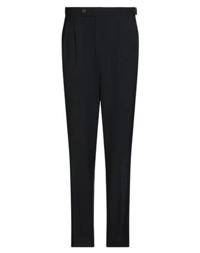 Canali Man Pants Black Size 34 Wool, Polyamide, Elastane