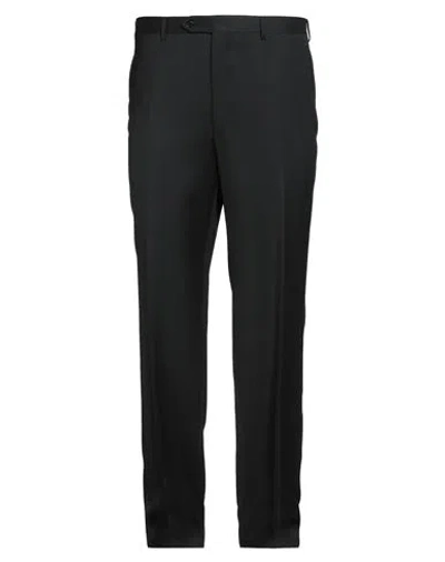 Canali Man Pants Black Size 44 Virgin Wool